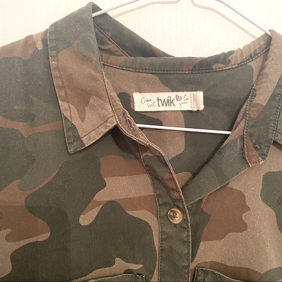 👗 SALE 4 for $30 ✨ Short Sleeve Camo Dress - Picture 4 of 4